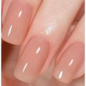 New AILLSA Jelly Nude Gel Polish Dark Nude Gel Nail Polish GB55